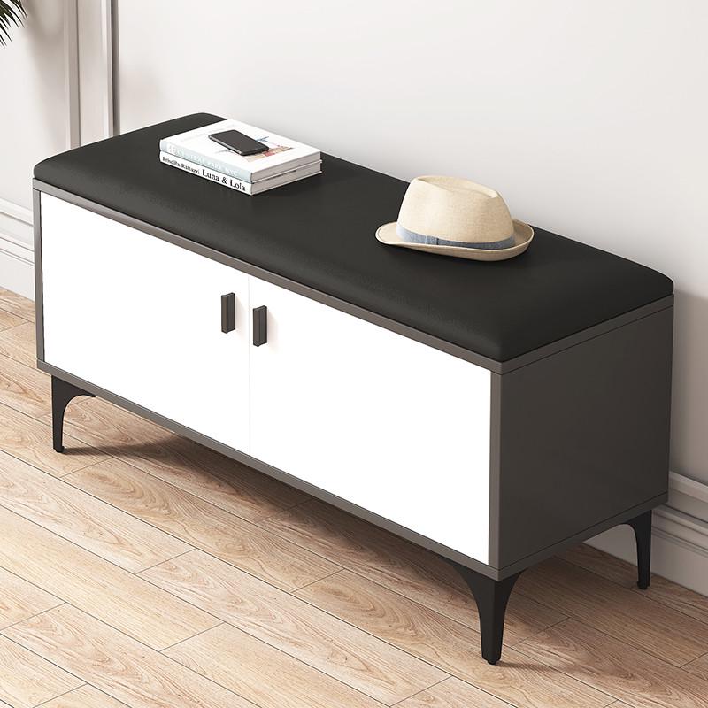 换鞋凳家用门口可坐式鞋柜简约现代进门收纳凳软包坐垫穿鞋凳鞋架