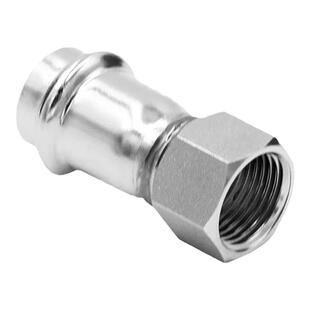 316L薄壁不锈钢内丝直接卡压式管件内牙直通转换接头异径水管配件