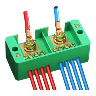 FJ6单极二三四进多出电线接线端子盒端子排220v家用零火线分线盒