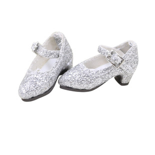 ICY DBS小布娃娃鞋子 水晶鞋 高跟鞋闪粉鞋子az丽佳鞋子