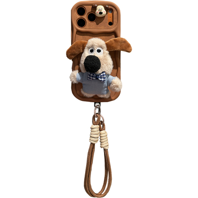 卡巴顿 秋冬天毛绒适用苹果17promax手机壳新款iphone16pro男女15情侣14pro带挂绳13全包12防摔11可爱超好看