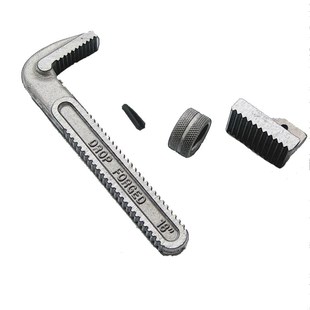 美式重型管钳配件套装勾头底牙板螺母钩子7字牙板牙块螺丝管子钳