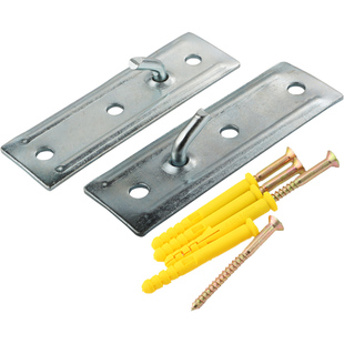 通用扁桶电热水器挂架展示架加强挂板挂钩支架实心砖墙直板墙挂钩