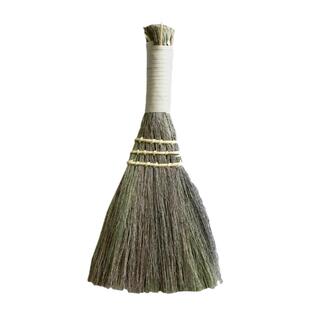 日式芒草小扫把家用手工编织扫帚单个迷你不粘头的发老式桌面笤帚
