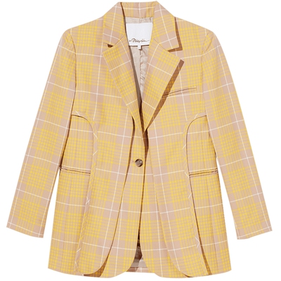 女装西装外套新品裁片叠层西服