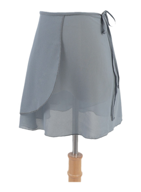 女童系带雪纺练功服芭蕾舞裙