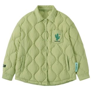 APPARITION 宽松教练夹克版型 轻薄羽绒服 90%白鸭绒 男女同款