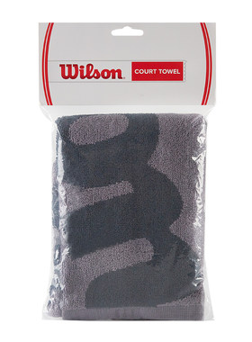Wilson威尔胜LOGO印花设计吸湿吸汗比赛训练网球配件毛巾单条装