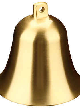 纯黄铜拉丝铃铛宠物圣诞钟