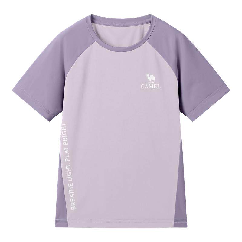 骆驼童装短袖T恤女童夏季衣服