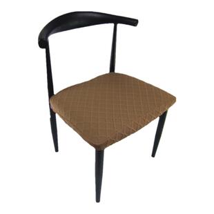 家用饭店弹力提花暗扣不滑动餐椅子坐垫套厚面料现货酒店凳子套罩