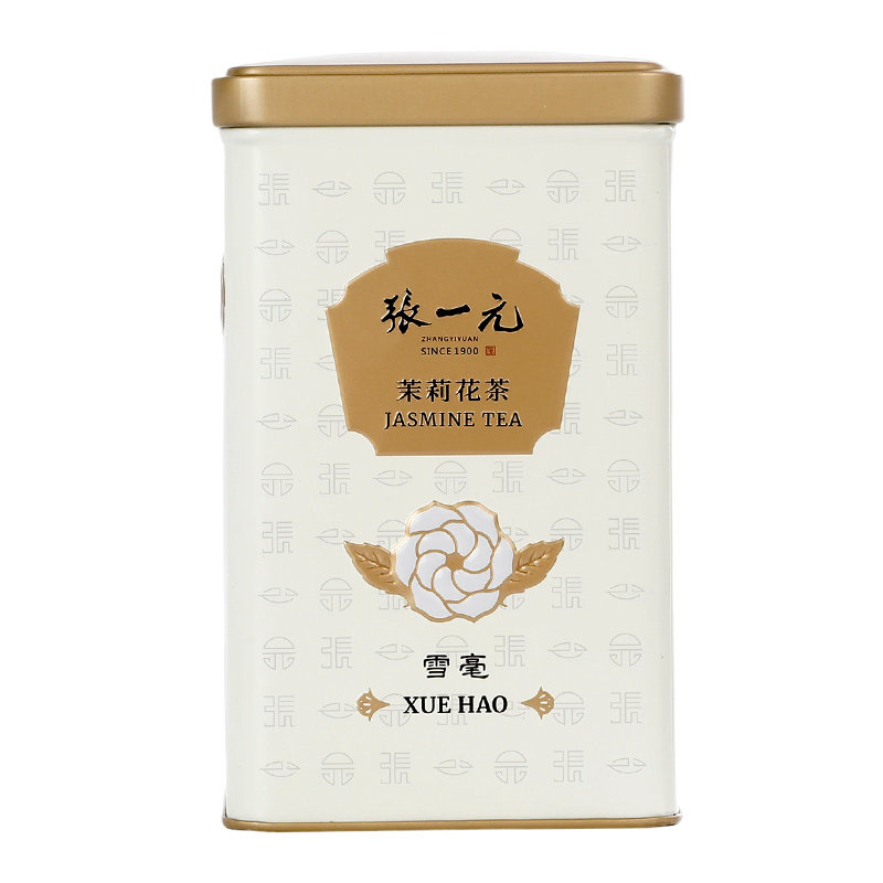 张一元茉莉花茶叶雪毫100g罐装