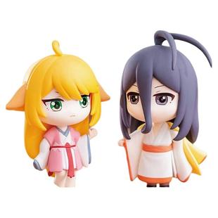 现货稚顽狐妖小红娘盲盒花下千年系列王权富贵Q版手办公仔摆礼物