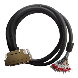 SCSI100 DB100公头铁壳编号 标号数据线 号码管 单头转接线 定做