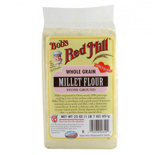 美国Bob's red mill无麸质小米面粉粗粮窝头煎饼烘焙Millet Flour