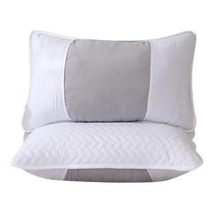 防汗枕套枕芯保护层一对装绗缝防头油夹棉隔脏枕芯枕头保护套