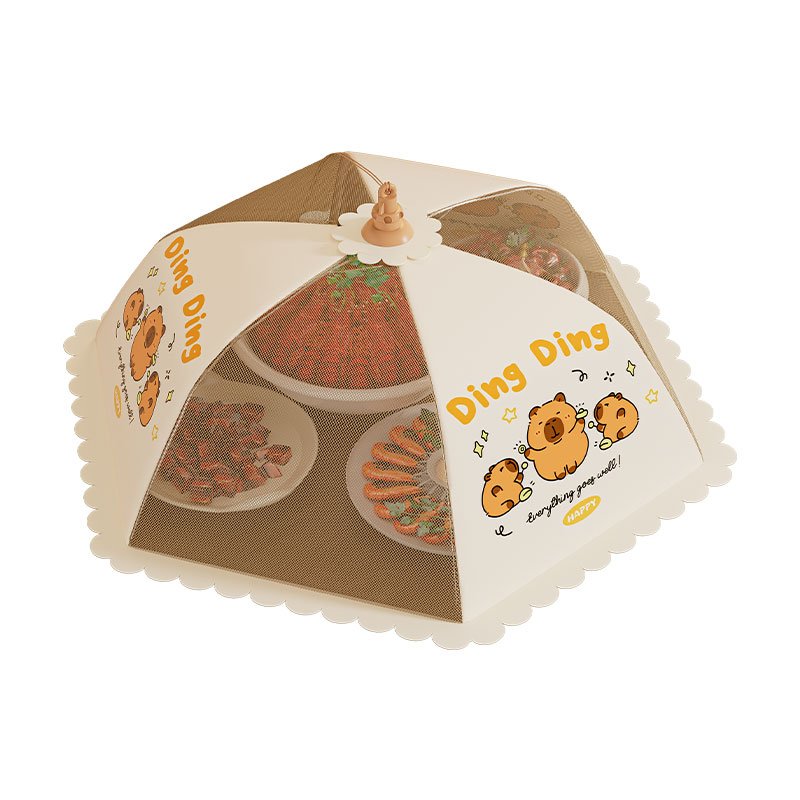家用餐桌罩饭菜罩子2025新款可折叠剩菜食物罩防苍蝇遮尘餐桌罩子