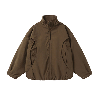 2025冬季新款小众设计结构立领棉服外套男女简约高级加厚棉袄上衣