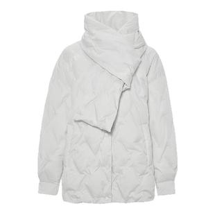 MOUSSY 2025秋季新品围巾领结廓形90羽绒夹克外套女028IAA30-1045