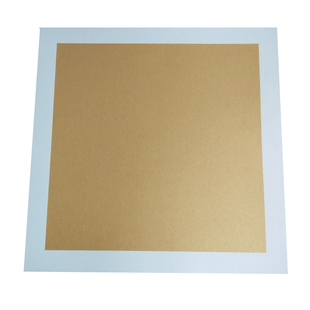 宣纸圆形泥金宣纸熟宣卡纸工笔国画金色宣纸镜片小楷书法泥金卡纸