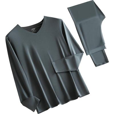 100S莫代尔高端无痕保暖内衣男