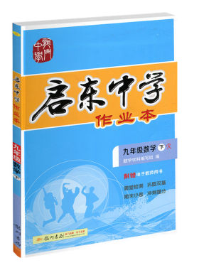 启东中学作业本九年级数学下