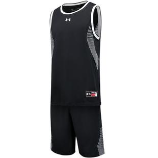 UA安德玛印字篮球服 男女训练运动服夏舒适透气速干背心短裤套装