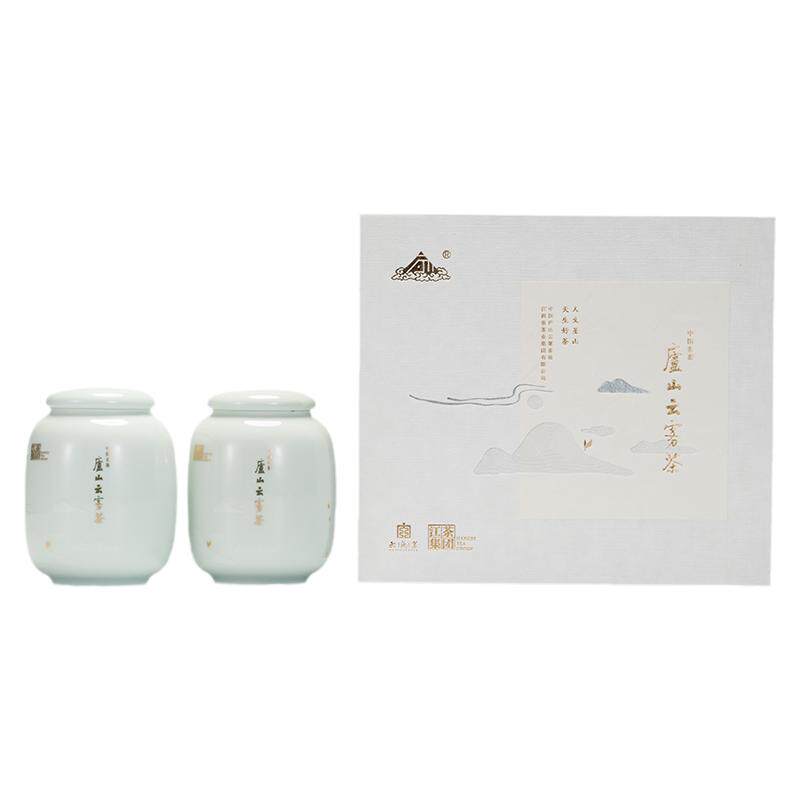庐山云雾茶头采明前特级瓷罐礼盒
