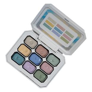 gaoy戈雅云水间系列拍拍胶美甲遮瑕遮盖游离线腮红渐变色胶彩绘胶