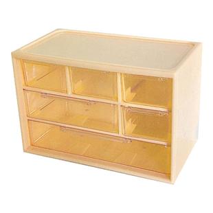 三丽鸥收纳盒桌面ins库洛米学生宿舍抽屉式玉桂狗手帐分格六宫格