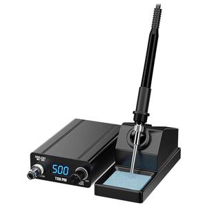 德力西T12焊台电烙铁大功率数显可调恒温手机维修焊接工具DIY套件