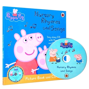 Peppa Pig: Nursery Rhymes and Songs英文原版绘本 小猪佩奇：韵文童谣儿歌  粉红猪小妹 幼儿园经典韵文童谣 儿歌 进口英语书籍