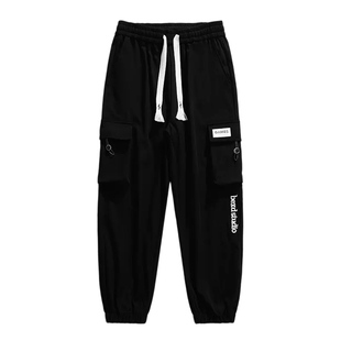 NASA STUSY美式2026新款秋冬装男加绒休闲长裤子直筒宽松男士工装