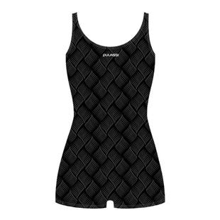 pulassi泳衣女款竞速游泳馆专用泳装泡温泉平角连体专业游泳衣女