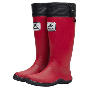 可折叠便携式防水鞋女款男款雨林徒步登山赶海雨靴防滑户外基诺山