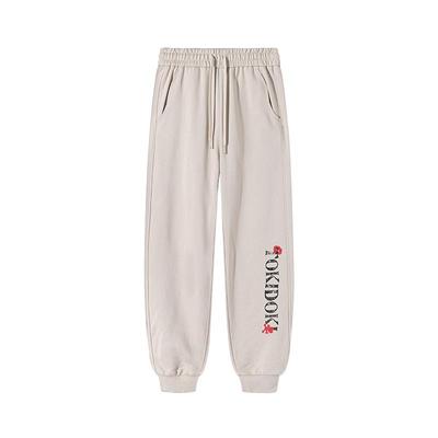 锥形tokidoki长裤字母印花休闲裤