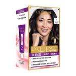 欧莱雅卓韵霜双膏染发剂男女自然黑色遮盖白发染发膏霜正品