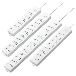 分控插座插排独立开关防过载保护多功能插线板USB接拖线板多插位