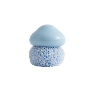 厨房清洁球家用不掉丝刷子钢丝球尼龙球纳米锅刷带柄洗碗刷锅神器