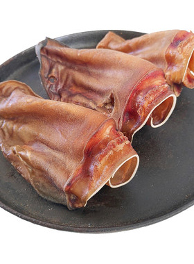 风干宠物狗零食黄牛耳朵磨牙棒