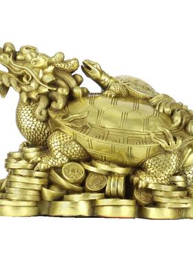 知柿黄铜风水招财中式办公室客厅