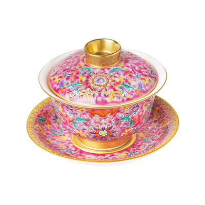 故宫博物院福瑞连绵盖碗