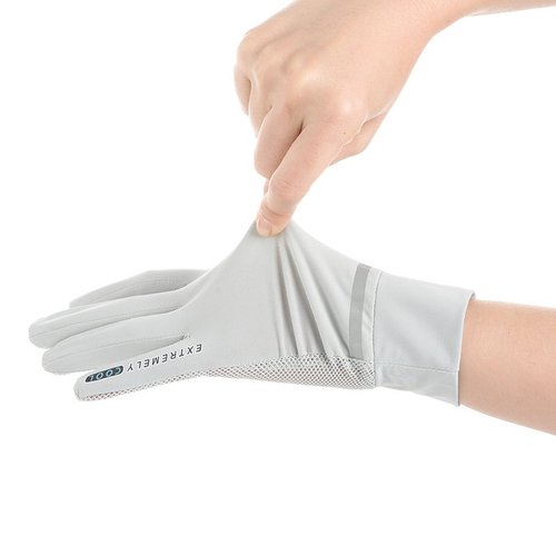 冰丝防晒手套薄款紫外线户外开车指男透气防手套夏季运动透气全