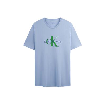 CK情侣字母印花纯棉针织短袖T恤