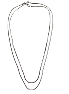 气质极简蛇骨链项链女