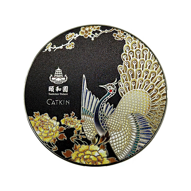 卡婷金雀点翠轻烟蜜粉持久控油遮瑕定妆粉饼防水防汗不脱妆散粉女