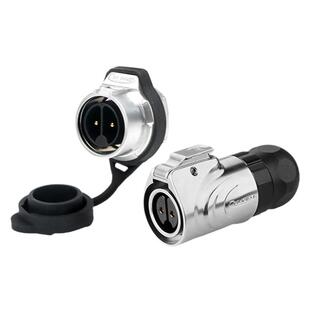 凌科LP-16航空插头3芯4芯金属母头公座9芯电源设备工业防水连接器