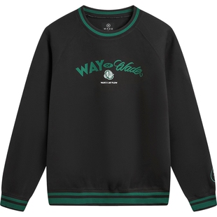 李宁韦德 x JayFlow联名系列卫衣男士新款宽松上衣春季针织运动服