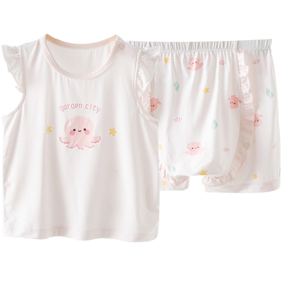 gardencity女宝宝家居服套装夏季