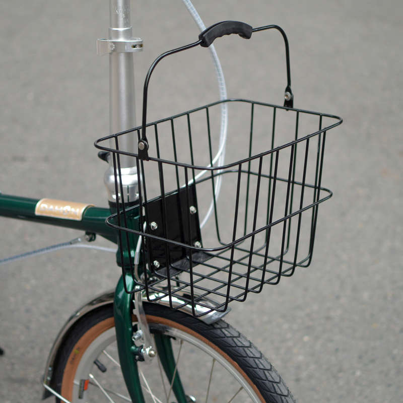 小布折叠自行车p8d7d10可拆卸车菜篮车筐篮子宠物蓝购物篮acline